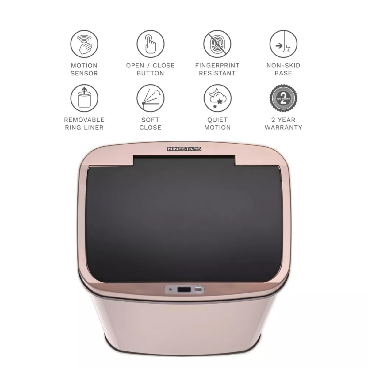 13-Gal Touchless Trash Can