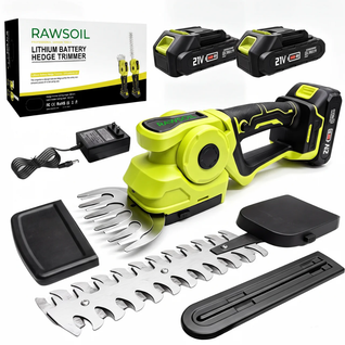 Rawsoil - Cordless 2-in-1 Grass Shear & Shrub Trimmer