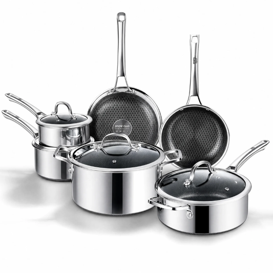 Nonstick Stainless Steel Cookware Set