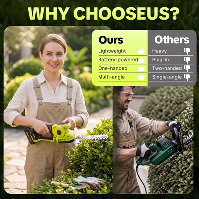 Rawsoil - Cordless 2-in-1 Grass Shear & Shrub Trimmer