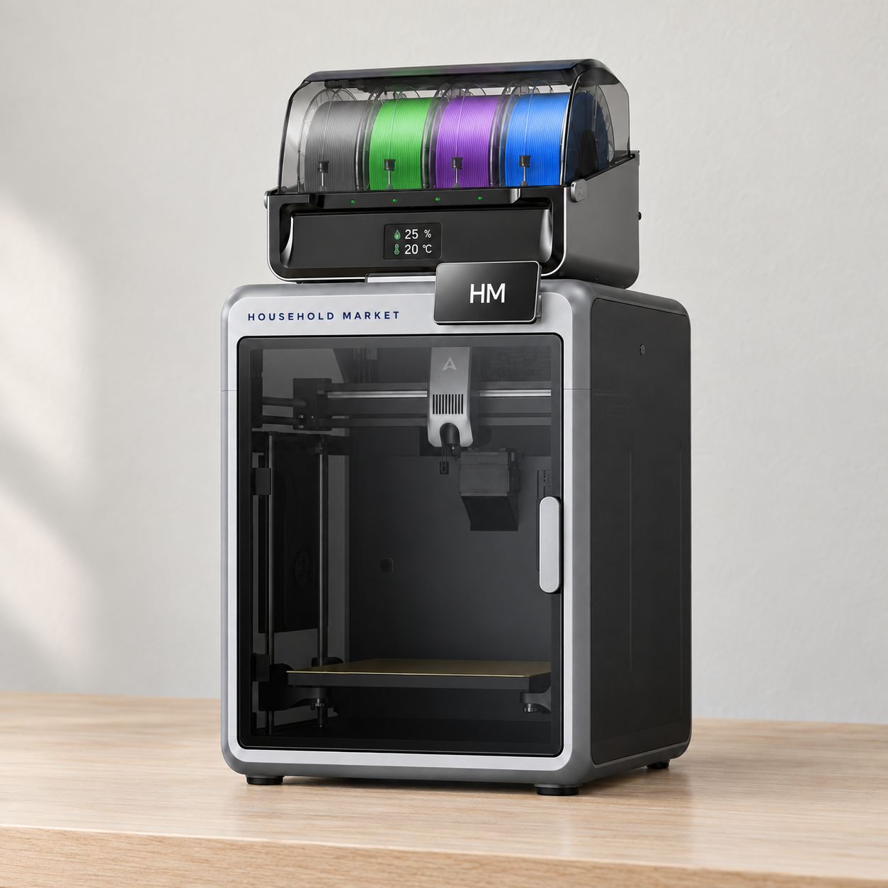 Formridge X4 printer with the included four-slot CFS